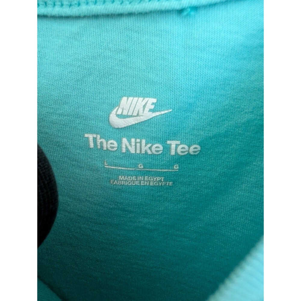 Nike Tech Fleece Zip Up Hoodie Jacket Tee Shirt Girl's Medium Large Black Aqua - Picture 6 of 10